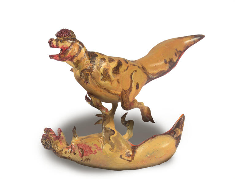 Territorial fight unfinished diorama